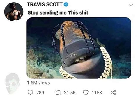 What is the Travis Scott fish Meme?