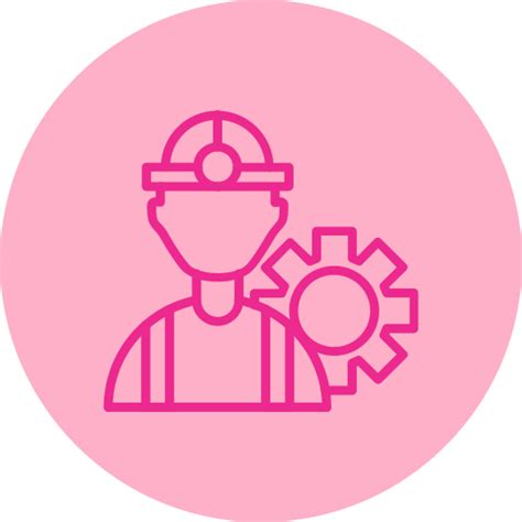 Construction worker icon Generic Flat