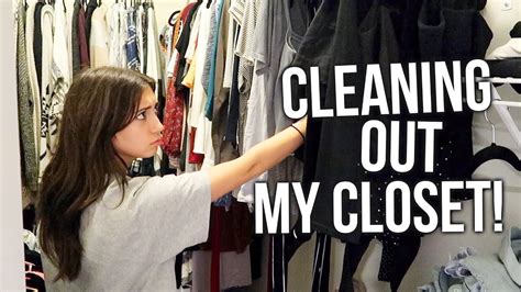 CLEANING OUT MY CLOSET!! - YouTube