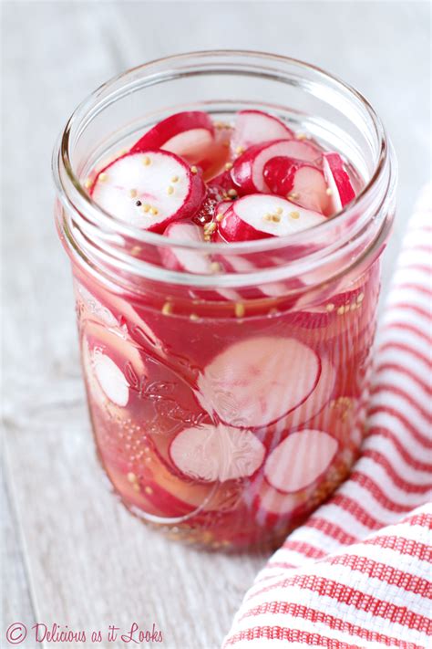 Delicious as it Looks: Quick Pickled Radishes