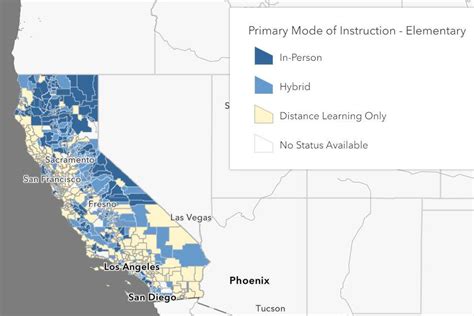 New map shows which California school districts are open