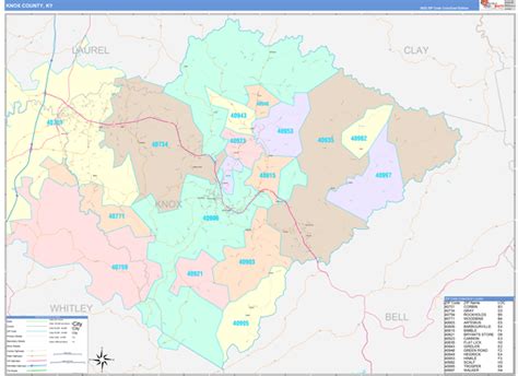 Maps of Knox County Kentucky - marketmaps.com