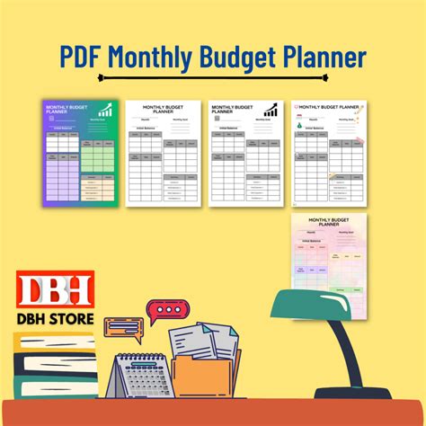 pdf MONTHLY BUDGET PLANNER (printable) | Shopee Malaysia