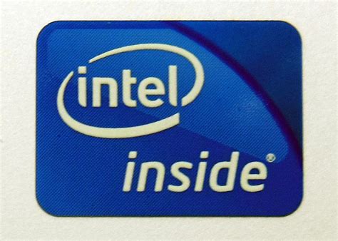 Intel Inside Sticker 15.5 X 21mm 147 - Etsy