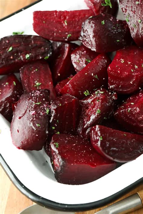 These oven roasted beets are my favorite. They are uber flavroful ...