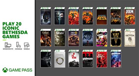 Microsoft brings 20 new Bethesda games to Xbox Game Pass ...