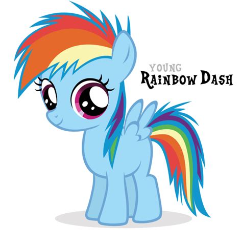 Image - Rainbow Dash Filly by Blackm3sh.png | My Little Pony Fan Labor Wiki | Fandom powered by ...
