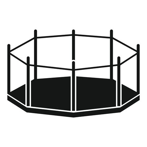 Mma octagon icon, simple style 14624163 Vector Art at Vecteezy