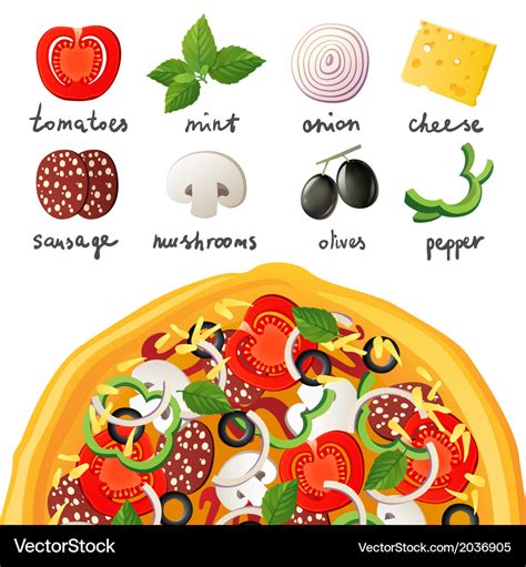 Pizza Ingredients Clip Art