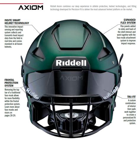 Riddell Axiom football helmet