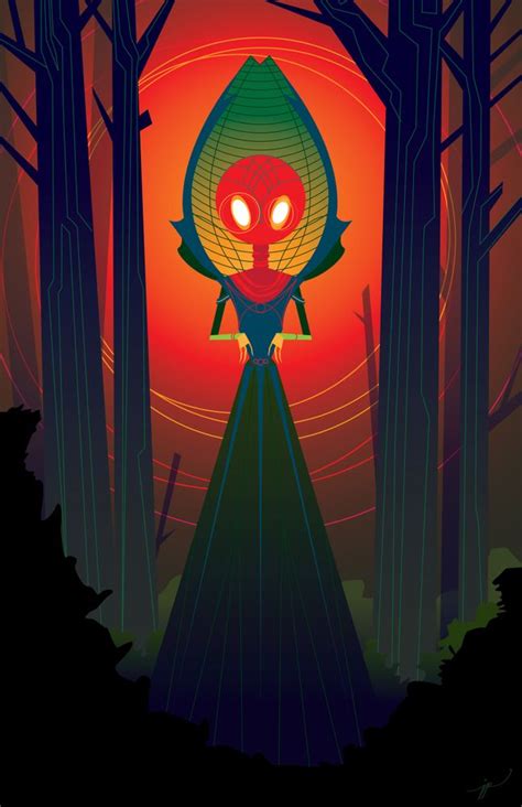 The Flatwoods Monster Art Print by Jared Pechacek - X-Small Monster Drawing, Monster Art, North ...