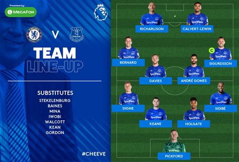 Everton lineup vs Chelsea : r/FantasyPL