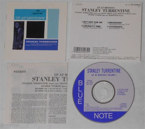 Stanley Turrentine - Up At Minton's - Blue Note Japan cd | eBay