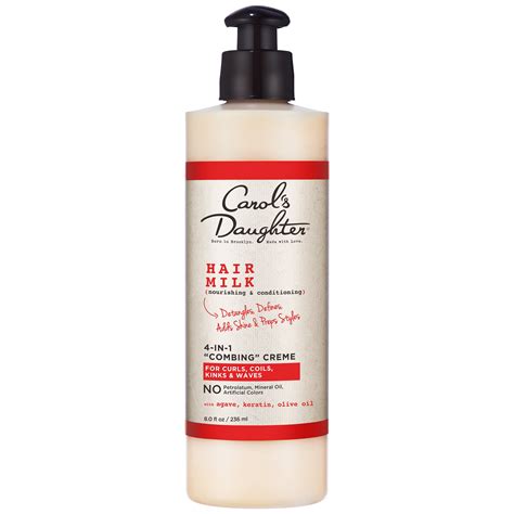 Carol's Daughter Hair Milk Moisturizing 4-in-1 Combing Creme, 8 fl oz - Walmart.com