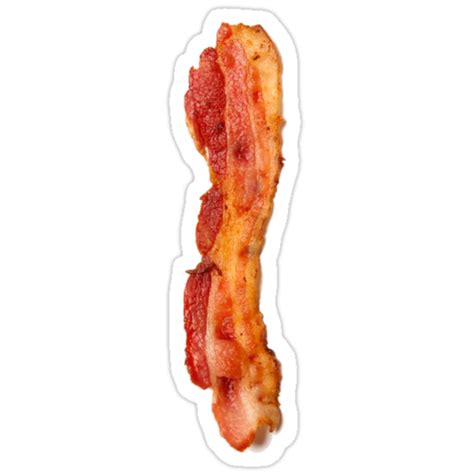 "Bacon Strip" Stickers by SuperFluff | Redbubble