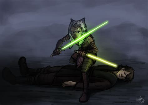 Ahsoka and Anakin - Star Wars: Clone Wars Fan Art (28828258) - Fanpop