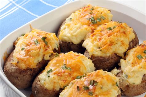 Make-Ahead Twice Baked Potatoes Recipe