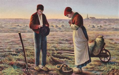 THE ANGELUS - MILLET FARMERS PRAYING - Google Search | Jean francois millet, The angelus ...