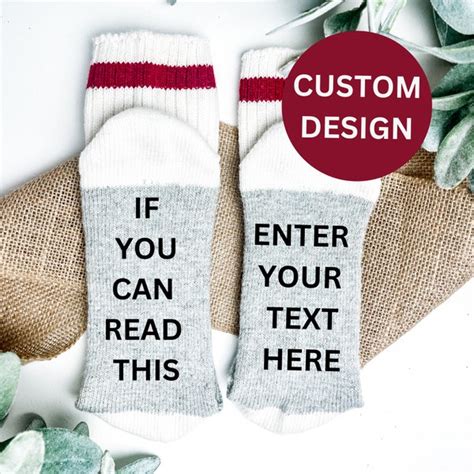 If You Can Read This Socks - Etsy