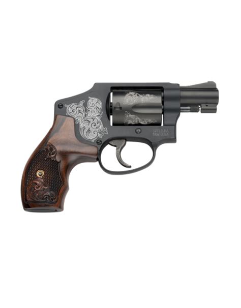 SMITH & WESSON 442 CENTENNIAL AIRWEIGHT, #150785, ENGRAVED, 38SPEC, 2 ...