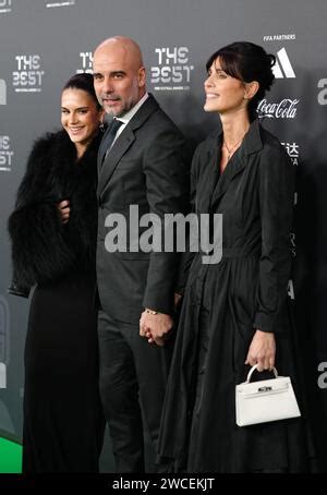 Pep Guardiola and Cristina Serra arriving for The Best FIFA Football ...