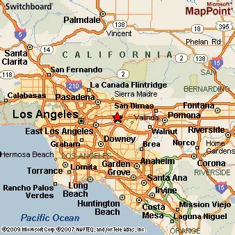 El Monte, California Area Map & More