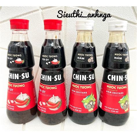 Nước Tương Chin-Su Tỏi Ớt 330ml | Shopee Việt Nam