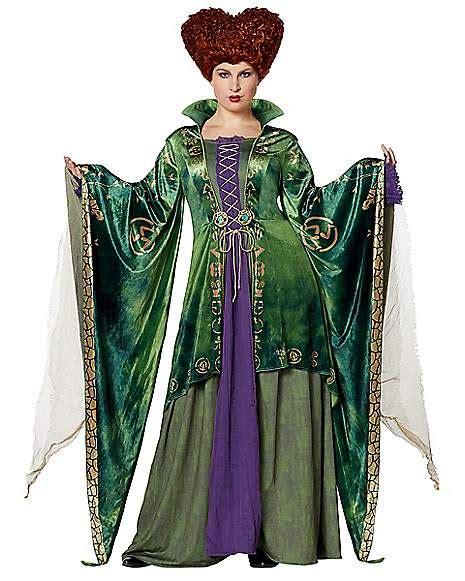 Adult Winifred Sanderson Plus Size Costume The Signature Collection - Hocus Pocus ...