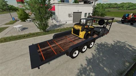 Felling Skid Steer Trailer V1.0.0.0 - FS22 Mod