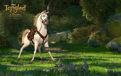 Rapunzel & Eugene Photo: Maximus, Flynn's horse | Walt disney ...