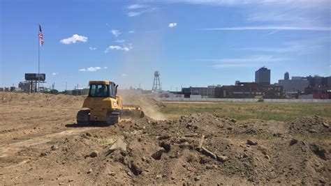 Construction begins at former Tiger Stadium site