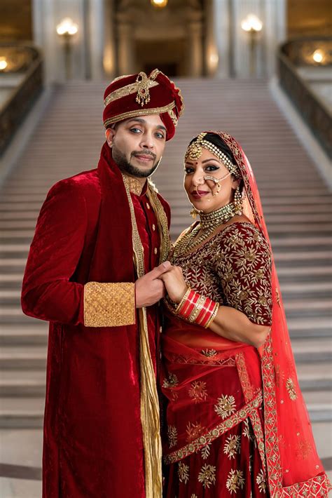 San Francisco City Hall Indian Wedding Shoot | Yasmeen and Rohit | Indian wedding photography ...