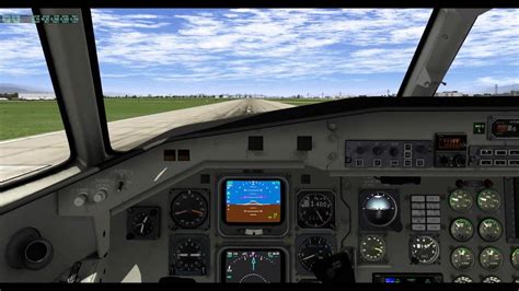 [X-Plane] Saab 340 Cockpit Landing in Geneva - YouTube