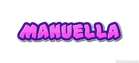 Manuella Logo | Free Name Design Tool von Flaming Text