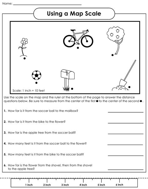 Map scale worksheet | Mapas educativos, Hojas de trabajo de ciencias sociales, Hojas de trabajo ...