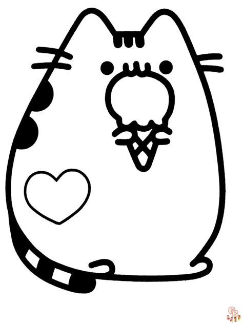 Coloring Pages Of Pusheen The Cat