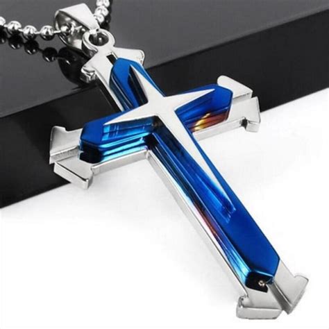 Christian Cross Pendant Necklace - Etsy