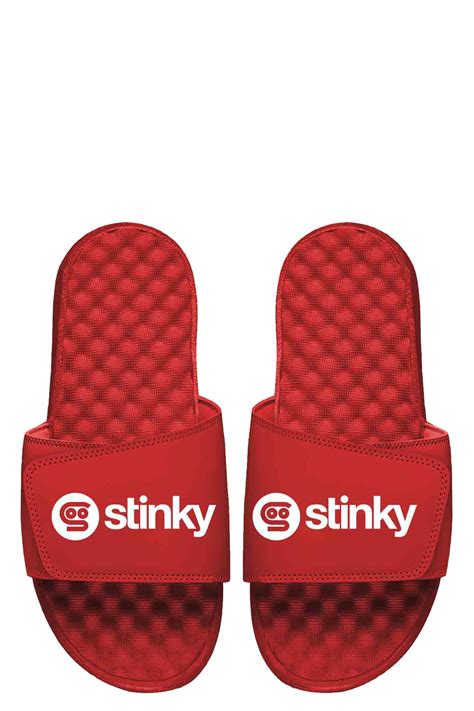 Stinky Slides Cardinal Red – Stinky Socks