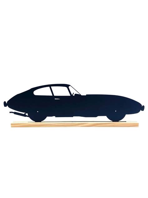 Jaguar E-Type automobile silhouette