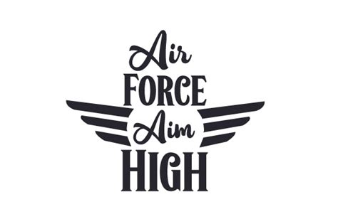 Air Force - Aim High SVG Cut file by Creative Fabrica Crafts - Creative ...