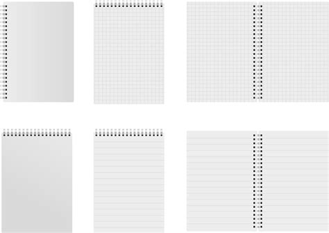 set of block notes 2489700 Vector Art at Vecteezy