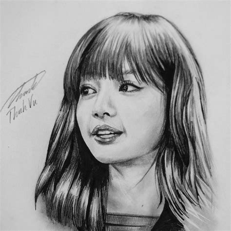 Lalisa Manoban Lisa Blackpink Drawing Easy - Jump In The Firee