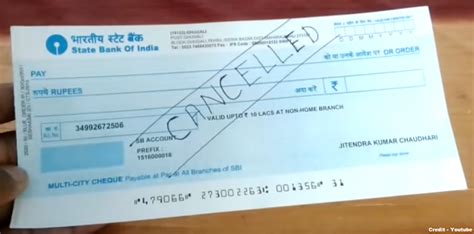 Citibank Cancelled Cheque