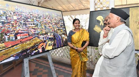 Governor Inaugurates Painting Exhibition at Raj Bhavan - Mumbai ...