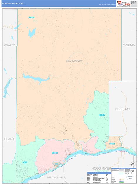 Skamania County Map