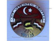 Austria Hungary Germany Ottoman Empire Bulgaria WWI United Empires Coat Arms Flags Cap Badge KuK ...
