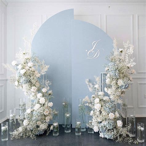 Ellie Florist on Instagram: “💠WEDDING BACKDROP BABY BLUE 🤍 💙We love ...