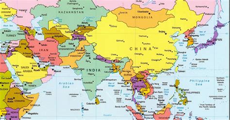 Five Most Populous Asian 'L' Cities Map Quiz - By MrWhiplash