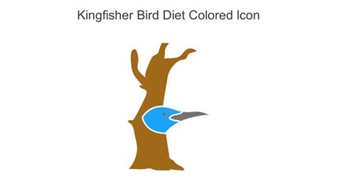 Kingfisher Bird Diet Colored Icon In Powerpoint Pptx Png And Editable Eps Format