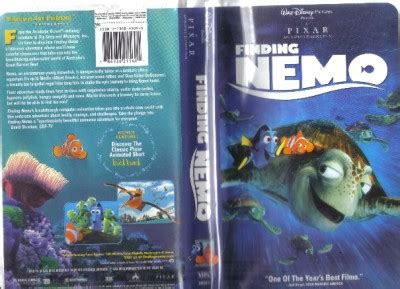 Finding Nemo VHS 2003 | Vhs and DVD Credits Wiki | Fandom